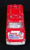 1980 Majorette Range Rover Rescue Team  Red No. 246 1/60 Scale Die Cast Toy Car Emergency Vehicle w/ Hitch - Treasure Valley Antiques & Collectibles