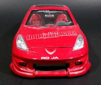 Jada Import Racer Toyota Celica Red 1/24 Scale Die Cast Toy Car Vehicle No. 50710-9 - Missing Spoiler - Treasure Valley Antiques & Collectibles