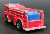 1982 Hot Wheels Fire Eater Red Fire Truck Die Cast Toy Car Vehicle - BW - Blue Lights - Treasure Valley Antiques & Collectibles