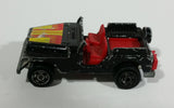 Vintage Majorette No. 268 Jeep Black 1:54 Scale Die Cast Toy Car Vehicle - Made in France - Treasure Valley Antiques & Collectibles