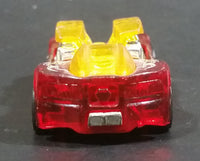 2005 Hot Wheels What-4-2 Translucent Red w/ Flames Die Cast Toy Race Car Vehicle - Treasure Valley Antiques & Collectibles