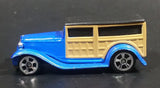 Maisto Fresh Metal 1932 Ford Wood Panel Van Blue 1/64 Scale Die Cast Toy Classic Car Vehicle - Treasure Valley Antiques & Collectibles