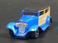 Maisto Fresh Metal 1932 Ford Wood Panel Van Blue 1/64 Scale Die Cast Toy Classic Car Vehicle - Treasure Valley Antiques & Collectibles