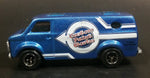 2009 Matchbox Service Center Chevy Van Custom Paint Works Metalflake Blue Die Cast Toy Car Vehicle