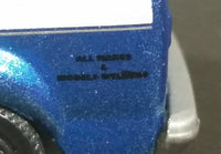 2009 Matchbox Service Center Chevy Van Custom Paint Works Metalflake Blue Die Cast Toy Car Vehicle