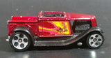 2005 Hot Wheels Heat Fleet II Hooligan Dark Red Die Cast Toy Car Hot Rod Vehicle - Treasure Valley Antiques & Collectibles