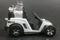 2007 Hot Wheels Wild Things Fore Wheeler Tee'd Off Metalflake Grey Die Cast Toy Car Golf Cart Vehicle - Treasure Valley Antiques & Collectibles