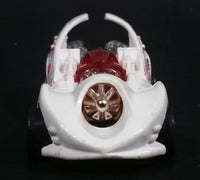 1998 Hot Wheels G-Force Stunt Riders Power Rocket White Die Cast Toy Race Car Vehicle w/ Opening Canopy - Treasure Valley Antiques & Collectibles