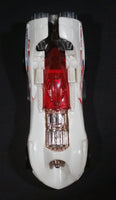 1998 Hot Wheels G-Force Stunt Riders Power Rocket White Die Cast Toy Race Car Vehicle w/ Opening Canopy - Treasure Valley Antiques & Collectibles