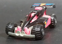 1992 Hot Wheels Shock Factor Black & Pink Die Cast Toy Car Vehicle - Treasure Valley Antiques & Collectibles