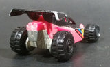 1992 Hot Wheels Shock Factor Black & Pink Die Cast Toy Car Vehicle