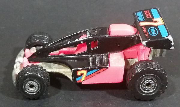 1992 Hot Wheels Shock Factor Black & Pink Die Cast Toy Car Vehicle