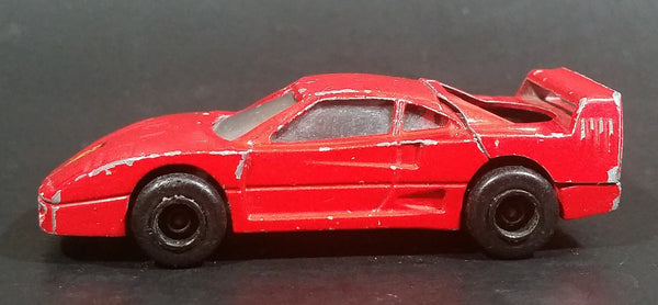 Vintage Majorette Ferrari F40 No. 280 Red Die Cast Toy Car Vehicle Opening Rear Hood 1/58 Scale Made in France - Treasure Valley Antiques & Collectibles