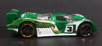 2014 Hot Wheels HW Race - Track Aces 24 Ours Green Die Cast Toy Race Car Vehicle - Treasure Valley Antiques & Collectibles