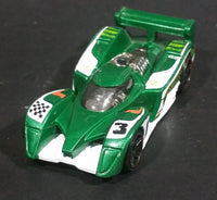 2014 Hot Wheels HW Race - Track Aces 24 Ours Green Die Cast Toy Race Car Vehicle - Treasure Valley Antiques & Collectibles