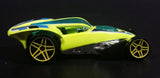 2008 Hot Wheels Web Trading Cards Brutalistic Fluorescent Light Green Yellow Die Cast Toy Car Vehicle - Treasure Valley Antiques & Collectibles