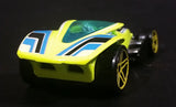 2008 Hot Wheels Web Trading Cards Brutalistic Fluorescent Light Green Yellow Die Cast Toy Car Vehicle - Treasure Valley Antiques & Collectibles