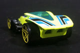 2008 Hot Wheels Web Trading Cards Brutalistic Fluorescent Light Green Yellow Die Cast Toy Car Vehicle - Treasure Valley Antiques & Collectibles