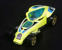 2008 Hot Wheels Web Trading Cards Brutalistic Fluorescent Light Green Yellow Die Cast Toy Car Vehicle - Treasure Valley Antiques & Collectibles