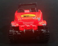 1996 Hot Wheels Baywatch Jeep CJ Bright Orange Die Cast Toy Car Vehicle - Treasure Valley Antiques & Collectibles