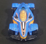 2010 Hot Wheels Formula Street Metalflake Blue Die Cast Toy Race Car Vehicle - Treasure Valley Antiques & Collectibles