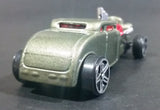 2013 Maisto Fresh Metal Knuckle Dragger Army Green Hot Rod Die Cast Toy Car Vehicle - Treasure Valley Antiques & Collectibles