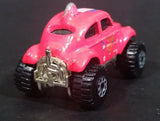 1988 Hot Wheels Color Racers VW Volkswagen Bug Pink Micro Tiny Die Cast Toy Car Vehicle - Treasure Valley Antiques & Collectibles