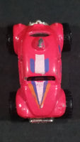 1988 Hot Wheels Color Racers VW Volkswagen Bug Pink Micro Tiny Die Cast Toy Car Vehicle - Treasure Valley Antiques & Collectibles