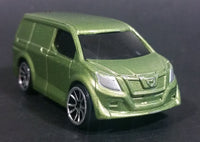 Rare MotorMax Sage Green Mini Van 6143-6 Die Cast Toy Car Vehicle