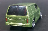 Rare MotorMax Sage Green Mini Van 6143-6 Die Cast Toy Car Vehicle