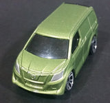 Rare MotorMax Sage Green Mini Van 6143-6 Die Cast Toy Car Vehicle