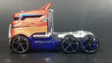 2014 Hot Wheels Hauling Rig Road Rally Copper Brown Semi Tractor Truck Die Cast Toy Car Vehicle Rig - Treasure Valley Antiques & Collectibles