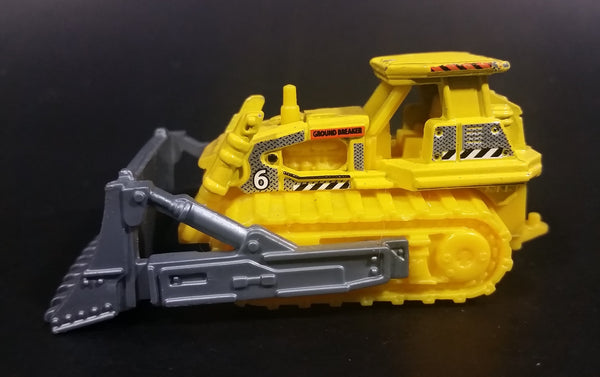 2013 Matchbox Ground Breaker Yellow Die Cast Toy Bulldozer Construction Vehicle - Treasure Valley Antiques & Collectibles