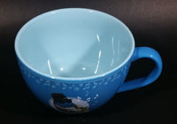 2007 Mars M & M's World Jumbo Oversized Blue Ceramic Beverage Soup Candy 16 oz. Mug Featuring a Saxophone Playing M & M - Treasure Valley Antiques & Collectibles