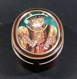 1990 Bentley's of London The Cat's Gallery Henry VIII Fruit Bon Bons Confectionery Tin Opened Still Full - Treasure Valley Antiques & Collectibles