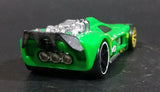 2014 Hot Wheels Track Builder Spine Busters Green Die Cast Toy Car Vehicle - Treasure Valley Antiques & Collectibles