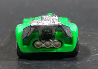 2014 Hot Wheels Track Builder Spine Busters Green Die Cast Toy Car Vehicle - Treasure Valley Antiques & Collectibles