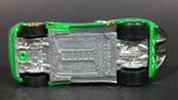 2014 Hot Wheels Track Builder Spine Busters Green Die Cast Toy Car Vehicle - Treasure Valley Antiques & Collectibles