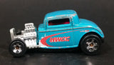 2010 Hot Wheels Hot Rods '32 Ford Metallic Turquoise Die Cast Toy Car Vehicle - Treasure Valley Antiques & Collectibles