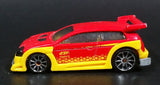 2010 Hot Wheels Hot Tunerz Flight 03 Red with Yellow Trim Die Cast Toy Car Vehicle - Treasure Valley Antiques & Collectibles