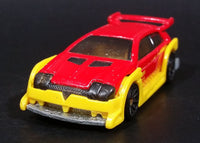 2010 Hot Wheels Hot Tunerz Flight 03 Red with Yellow Trim Die Cast Toy Car Vehicle - Treasure Valley Antiques & Collectibles