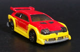 2010 Hot Wheels Hot Tunerz Flight 03 Red with Yellow Trim Die Cast Toy Car Vehicle - Treasure Valley Antiques & Collectibles