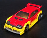 2010 Hot Wheels Hot Tunerz Flight 03 Red with Yellow Trim Die Cast Toy Car Vehicle - Treasure Valley Antiques & Collectibles