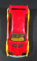 2010 Hot Wheels Hot Tunerz Flight 03 Red with Yellow Trim Die Cast Toy Car Vehicle - Treasure Valley Antiques & Collectibles