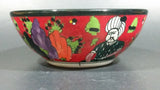 Vintage Hand Painted Turkish Red Ceramic 5" Bowl of Horseman in the Desert - Treasure Valley Antiques & Collectibles