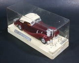 Solido Age D'Or 1939 Mercedes 540k Maroon Red #4067 Die Cast Toy Model Classic Car Vehicle in Display Case - Treasure Valley Antiques & Collectibles