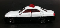 1999 Tomica Tomy Nissan Cedric White Police Patrol Car 1/63 Scale No. 87 Die Cast Toy Car Vehicle - with Opening Doors - Treasure Valley Antiques & Collectibles