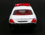 1999 Tomica Tomy Nissan Cedric White Police Patrol Car 1/63 Scale No. 87 Die Cast Toy Car Vehicle - with Opening Doors - Treasure Valley Antiques & Collectibles