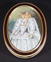 1990 Bentley's of London The Cat's Gallery Queen Elizabeth I Fruit Bon Bons Confectionery Tin Opened Still Full - Treasure Valley Antiques & Collectibles
