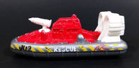 2012 Matchbox Beach Rescue Hovercraft Red and Grey Die Cast Toy Watercraft Vehicle - Treasure Valley Antiques & Collectibles